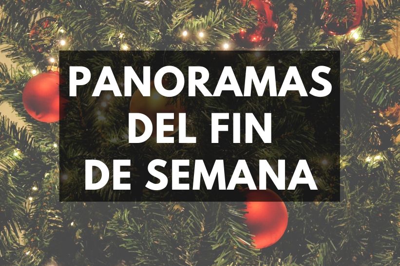 Panoramas del fin de semana antes de Navidad 2019 en Santiago de Chile